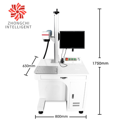 EZCAD System Metal Fiber Laser Marking Machine / Fiber Optic Laser Engraver