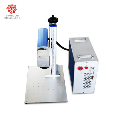 Pulsierte tragbare Mini Fiber Desktop Laser Marking-Maschine 0.1mm Mark Line Width